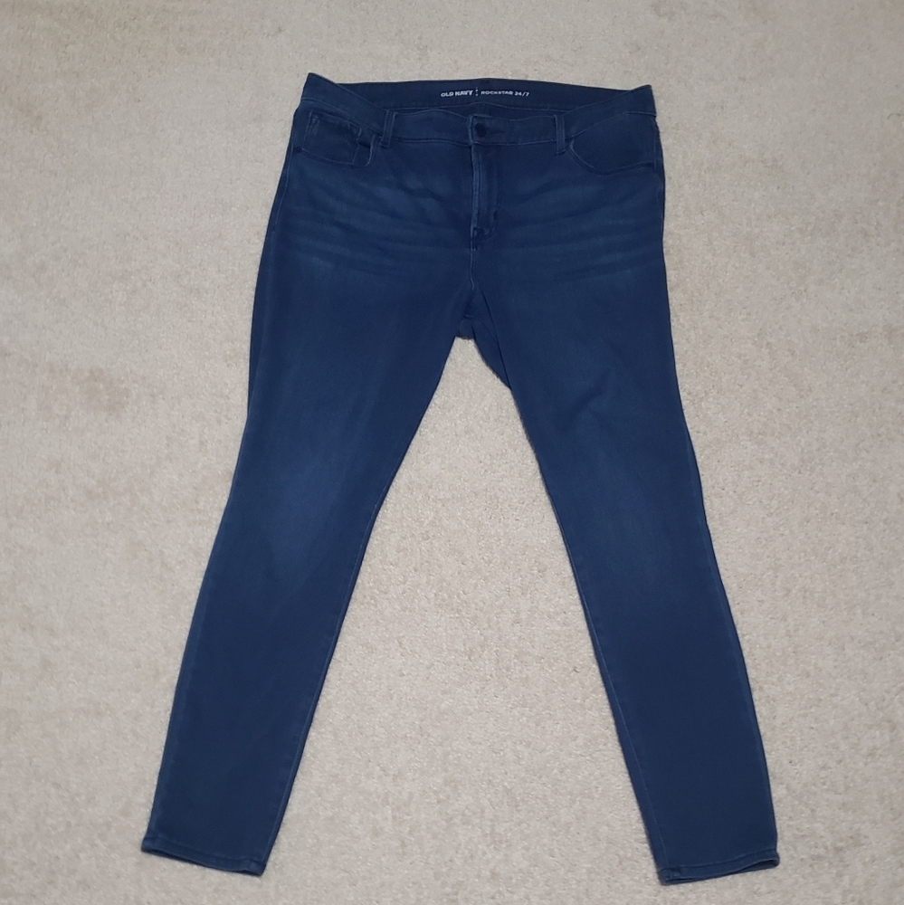 Old Navy Rockstar 24/7 skinny jeans Sz 14